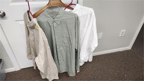 Lot Of 3 Shirts. Two Extra Large Shirts & One Large Shirt