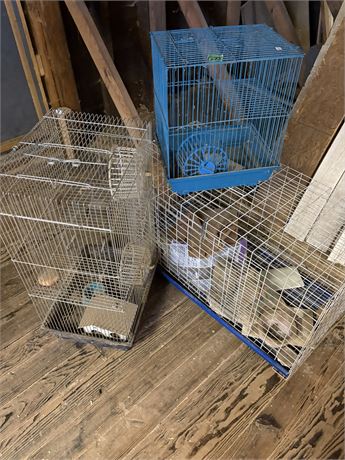 Animal Cages, LOCATED UPSTAIRS GARAGE