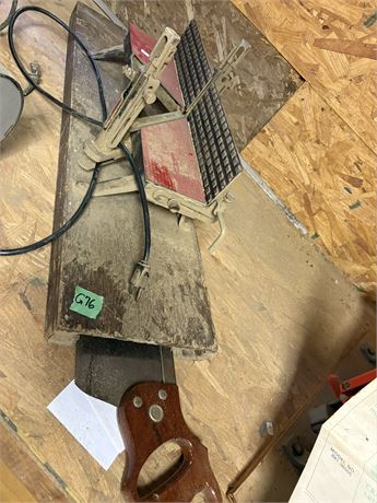Saw, LOCATED UPSTAIRS GARAGE