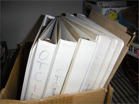 Lot Of Misc. Binders
