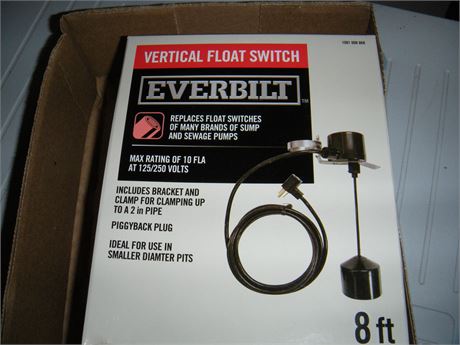Vertical float switch