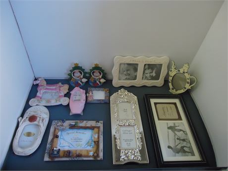 Misc. Picture Frames. Could Have Chips & Cracks. Please Look At Pictures
