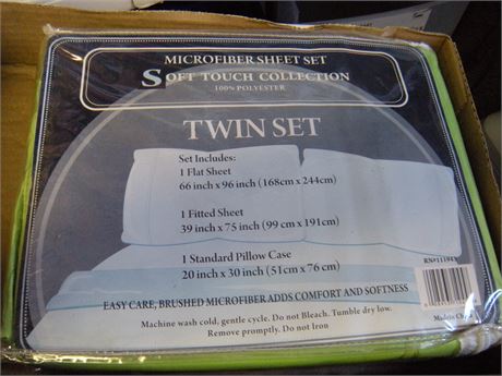 Micro Fiber Sheet Set, Twin Size