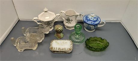 Flat Of Miscellaneous Glass & China