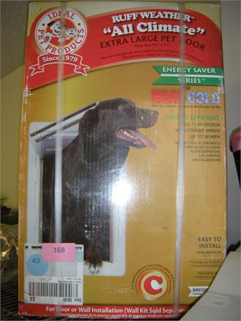 Ideal Pet Products Ruff Weather All Climate Extra Large Pet Door