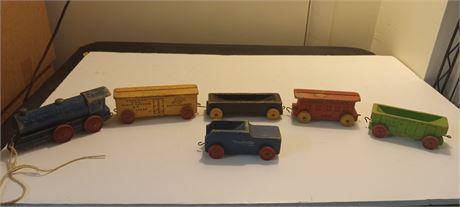 Vintage Wood Train