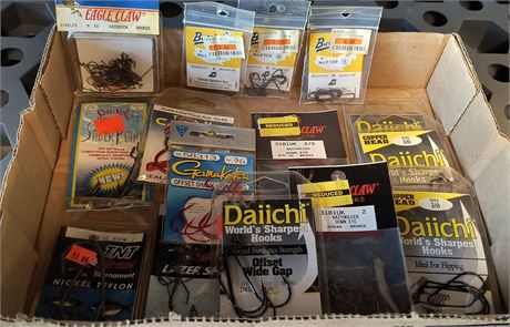 Variety Of New Fishing Hooks