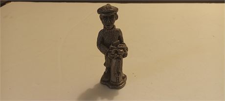 Pewter Golfer Figurine