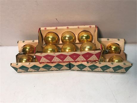 Vintage Coby Glass Products Ornaments