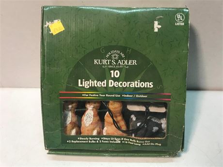 Lighted Cats Decorations