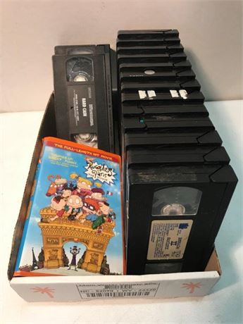 Flat of VHS's