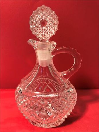 Clear Glass Oil Bottle & Stopper (#1)