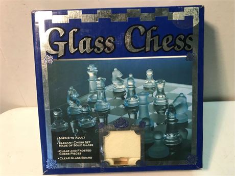 Glass Chess Set