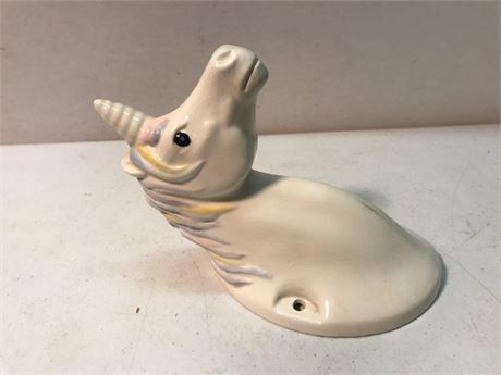 Porcelain Unicorn Wall Deco