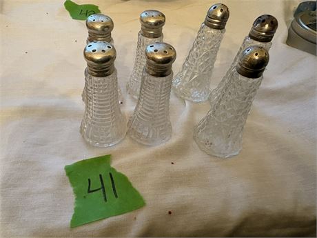 Glass Salt and Pepper