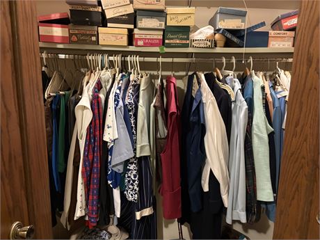 Clothing Closet Lot