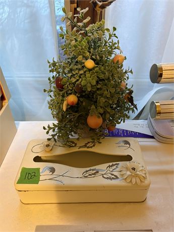 Decor, Vintage Tissue Box