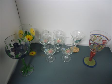 Lot Of Glassware