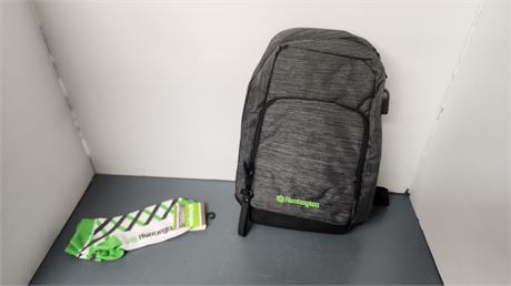 Huntington Bank Socks & Backpack