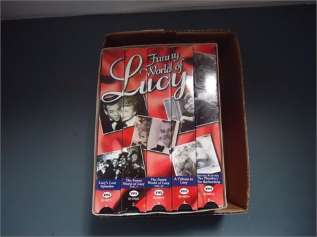 Funny World Of Lucy VHS Tapes Set