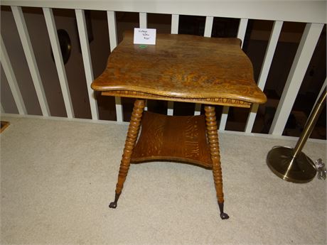 Oak Spindle Leg Table