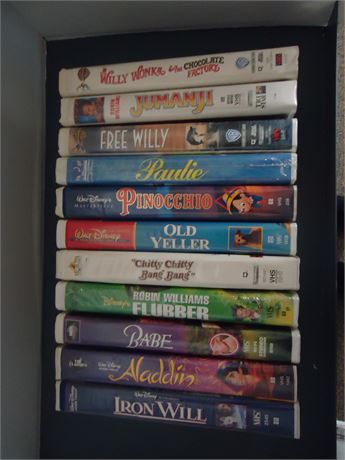 Lot Of VHS's Tapes