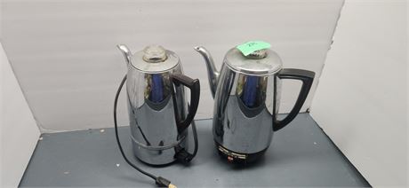2 Vintage Electric Percolators