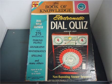 Electromatic Dial Quiz