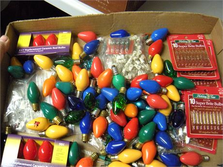 Lot Of Christmas Bulbs