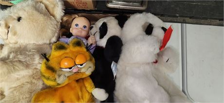 Lot Of Various Plush Toys