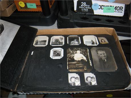 Vintage Black & White Photos And Photo Album