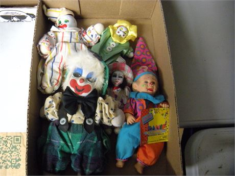 Various Clown Collectibles