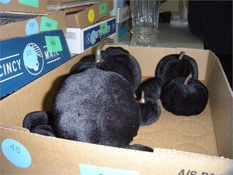 Lot Of Decorative Pumpkins