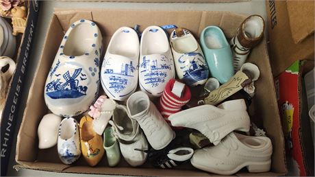 Lot Of Misc. Collectible Glass Boots