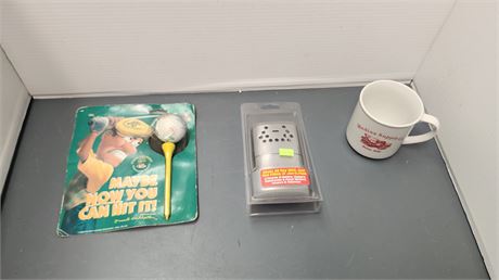 Hand Warmer & Golf Item & Coffee Cup