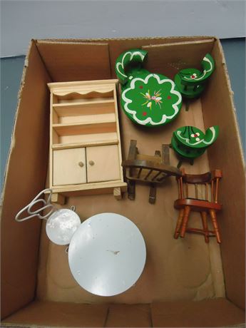 Lot Of Dollhouse Furniture