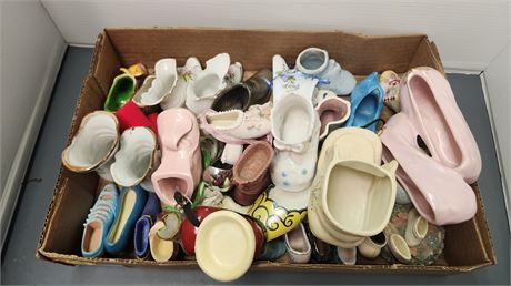 Lot Of Collectible Glass Boots