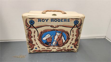 Roy Rogers Vintage Lunch Box. NO THERMOS. Writing On Box