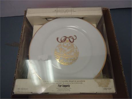 Pier 1 Imports Seasonal Dessert Plates