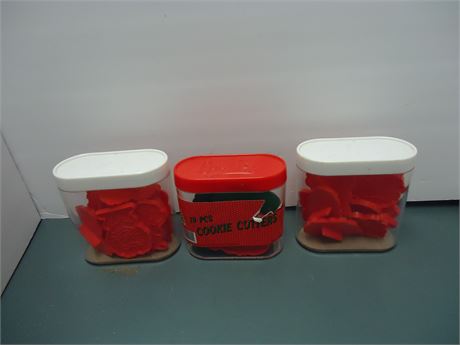 Various Plastic Cookie Cutters