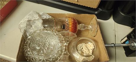 Lot Of Glassware