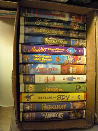 Lot Of VHS Tapes
