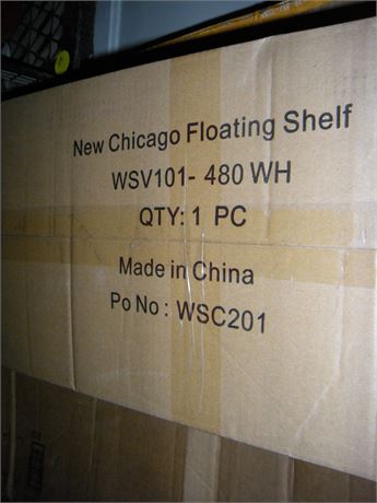 New Chicago Floating Shelf