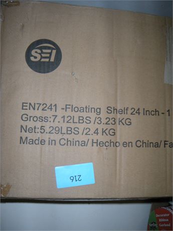 24" Floating Shelf