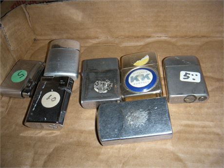 Various Lighters Some Possible Zippo