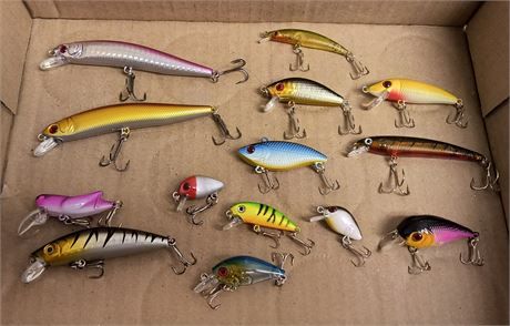 Lot Of Fishing Lures