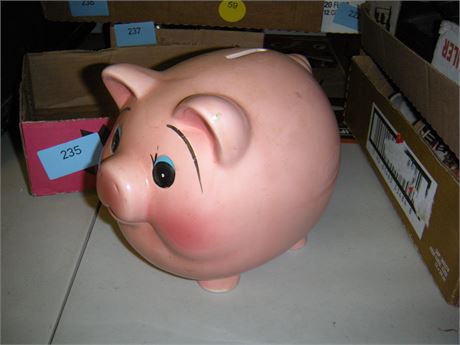 Collectible Piggy Bank, Has Chipped Ear