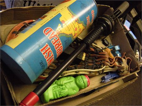 Fisher Price Fishing Pole & Misc. Collectibles