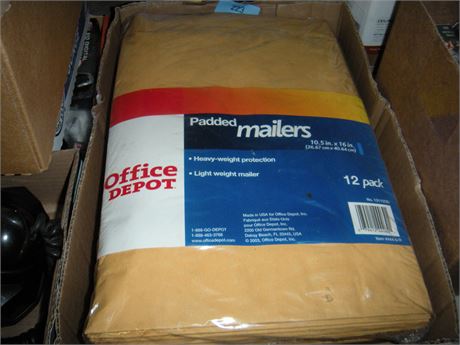Office Depot Padded Mailers