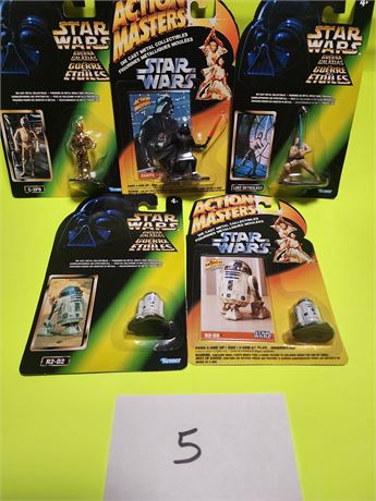5 Star Wars Die Cast Figures 2 - 1994 / 3 - 1996